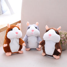Load image into Gallery viewer, Promotion 15cm Talking Hamster Speak Talk Sound Record Repeat Stuffed Plush Animal Kawaii Hamster Toy For Children Kid Xmas Gift
