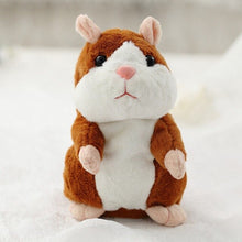 Load image into Gallery viewer, Promotion 15cm Talking Hamster Speak Talk Sound Record Repeat Stuffed Plush Animal Kawaii Hamster Toy For Children Kid Xmas Gift
