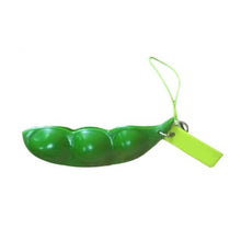 Load image into Gallery viewer, OCDAY Mini Squishy Toy Soft Green Beans Pendants Anti Stress Ball Funny Squeeze Gadgets Keychain Extrusion Pea Bean Soybean
